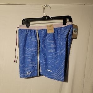 Nike Men’s Running Shorts 5” length Move to Zero DM4767 432 Blue Size Medium